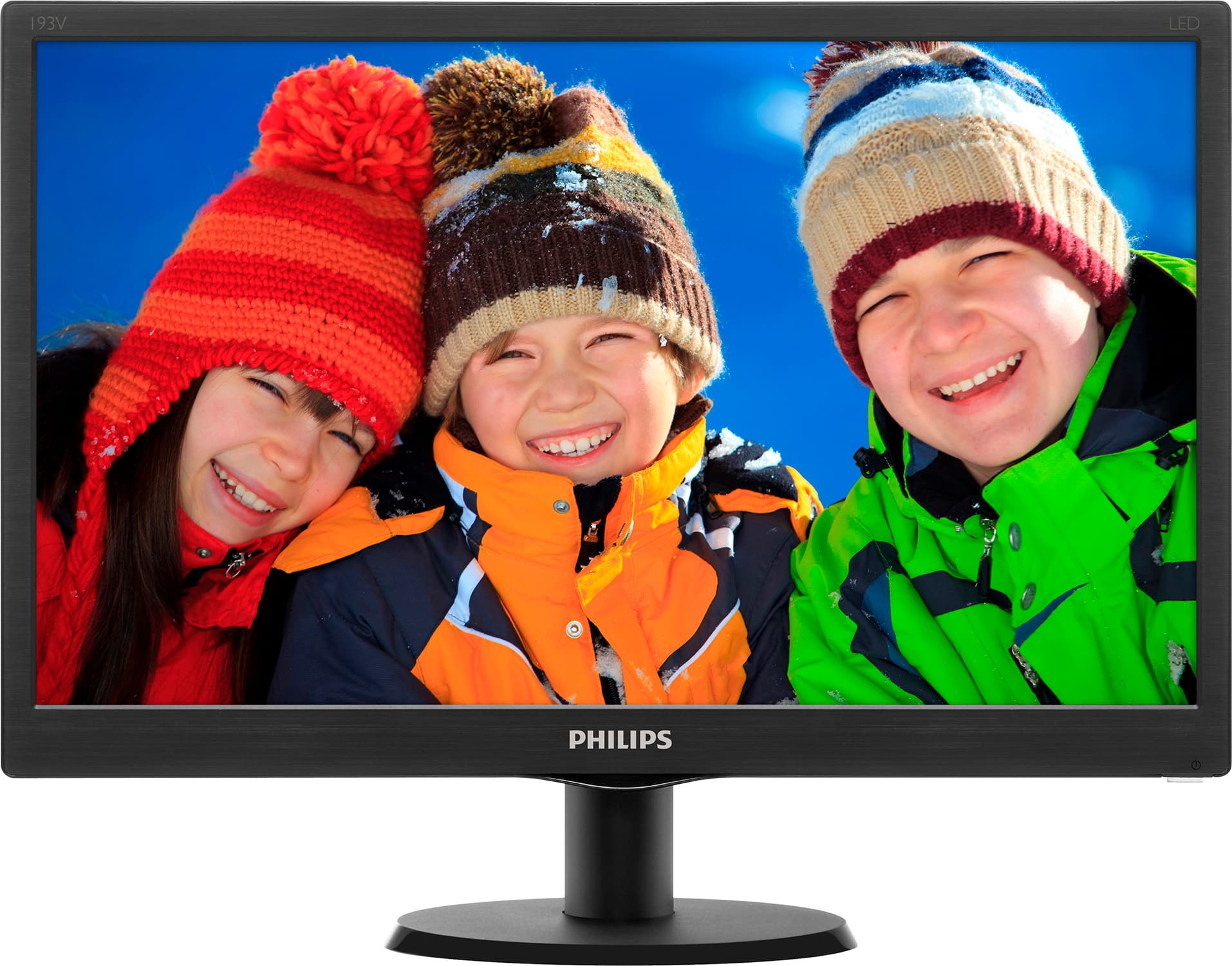 MONITOR PHILIPS 18.5", home, office, TN, HD (FWXGA) (1366 x 768), Wide, 200 cd/mp, 5 ms, VGA, "193V5LSB2/10"