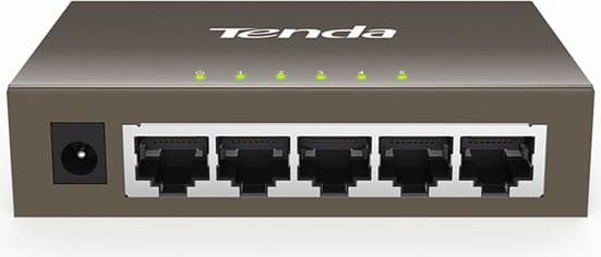 SWITCH Tenda 5 porturi Gigabit, carcasa metalica, protectie impotriva fulgerelor "TEG1005D"
