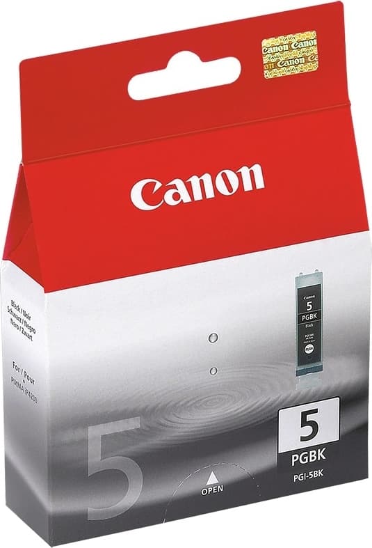 Cartus Cerneala Original Canon Black, PGI-5B, pentru Pixma IP3300|IP3500|IP4200|IP4300|IP4500|IP5200|IP5300|IX4000|IX5000|MP500|MP510|MP520|MP530|MP600|MP610|MP800|MP810|MP830, "BS0628B001AA"