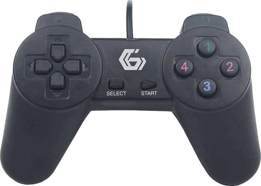 GAMEPAD cu fir GEMBIRD, PC, USB, negru, "JPD-UB-01"