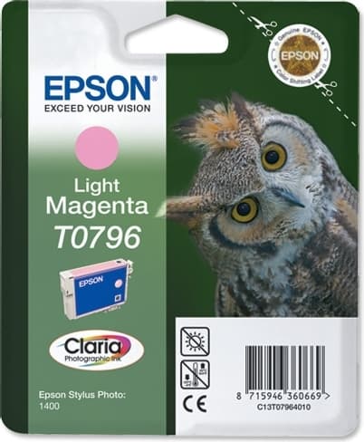 Cartus Cerneala Original Epson Magenta, T0796, pentru Stylus Photo 1400, "C13T07964010"
