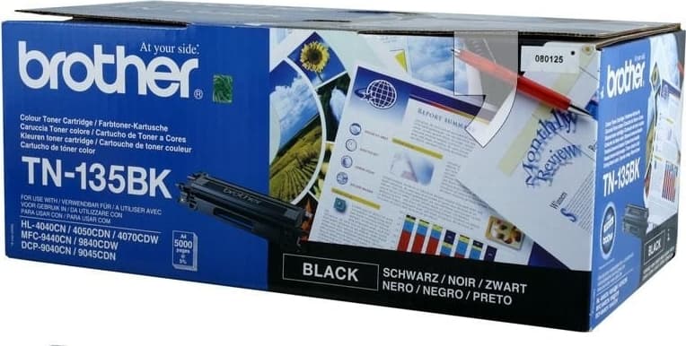 Toner Original Brother Black, TN135BK, pentru MFC-9440|9450|9840|9040|HL-4070|4040|4050, 5K,"TN135BK"