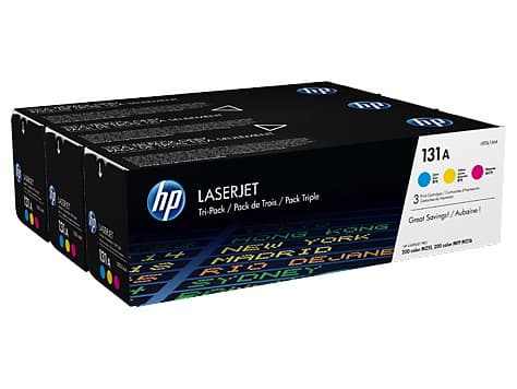 Combo-Pack Original HP CMY, nr.131A, pentru Color LaserJet Pro 200 M251|M276, 3x1.8K, "U0SL1AM"