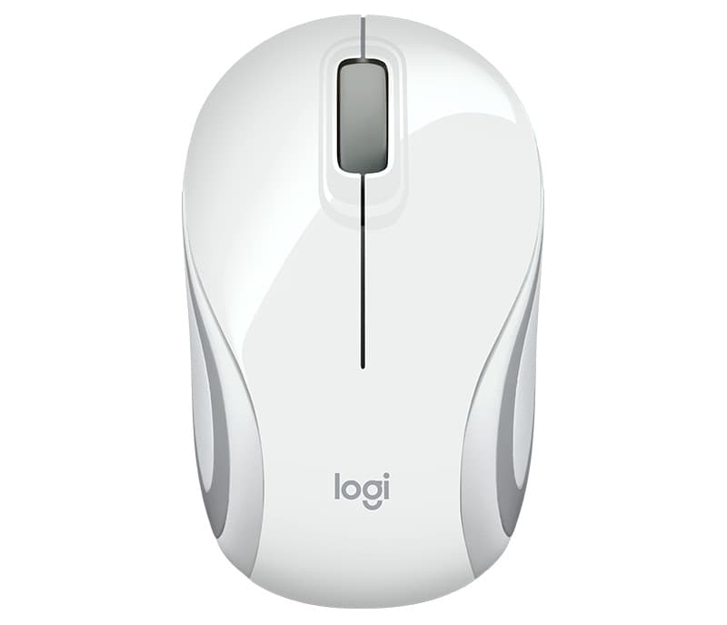 MOUSE LOGITECH, "M187", PC sau NB, wireless, 2.4GHz, optic, 1000 dpi, butoane/scroll 3/1, alb, "910-002735"