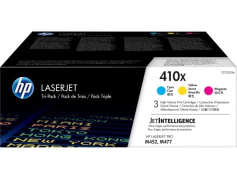 Combo-Pack Original HP CMY, nr.410X, pentru M377|M452|M477, 3X5K, "CF252XM"
