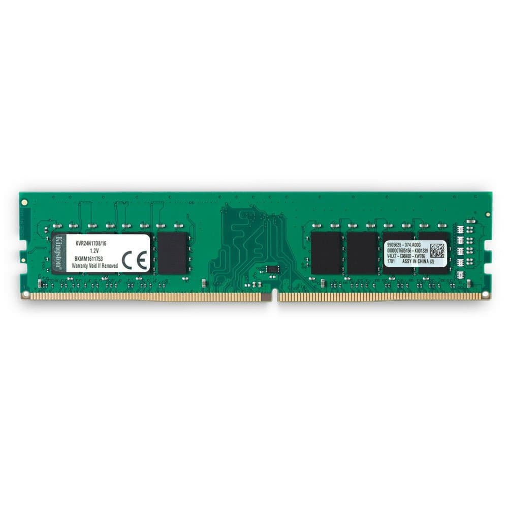 Memorie DDR Kingston DDR4 16 GB, frecventa 2400 MHz, 1 modul, "KVR24N17D8/16"