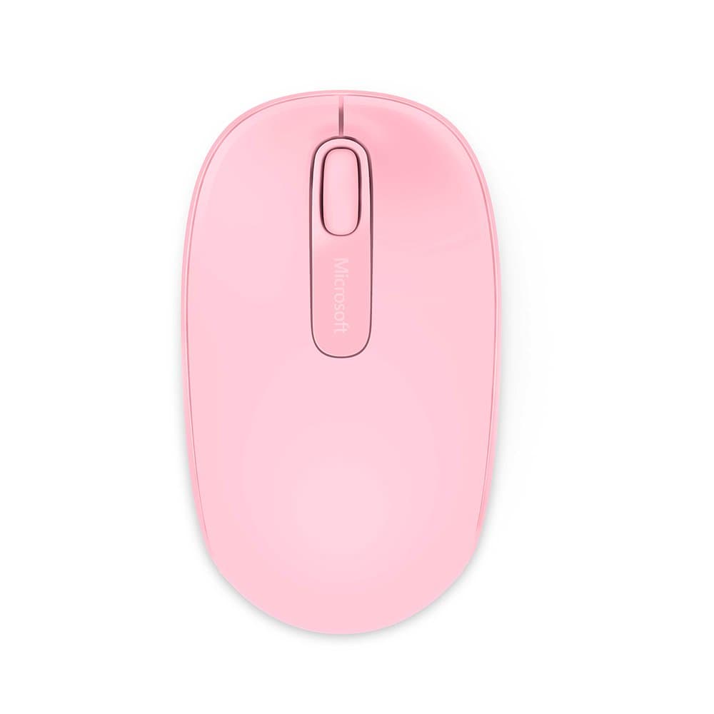 MOUSE MICROSOFT, "Mobile 1850", PC sau NB, wireless, 2.4GHz, optic, 1000 dpi, butoane/scroll 3/1, roz, "U7Z-00023"