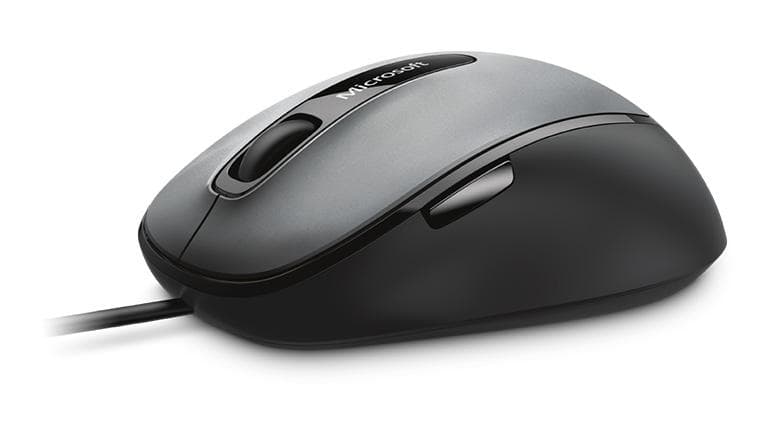 MOUSE MICROSOFT, "Comfort 4500", PC sau NB, cu fir, USB, optic, 1000 dpi, butoane/scroll 5/1, negru, "4EH-00002"