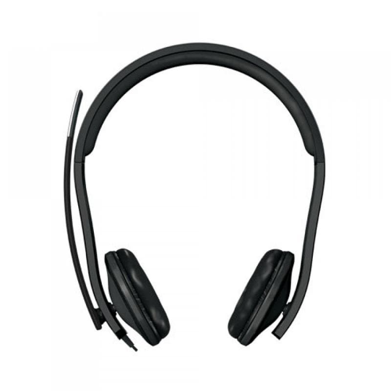 CASTI Microsoft, "LifeChat LX-6000", cu fir, standard, utilizare multimedia, call center, microfon pe brat, conectare prin USB 2.0, negru, "7XF-00001"