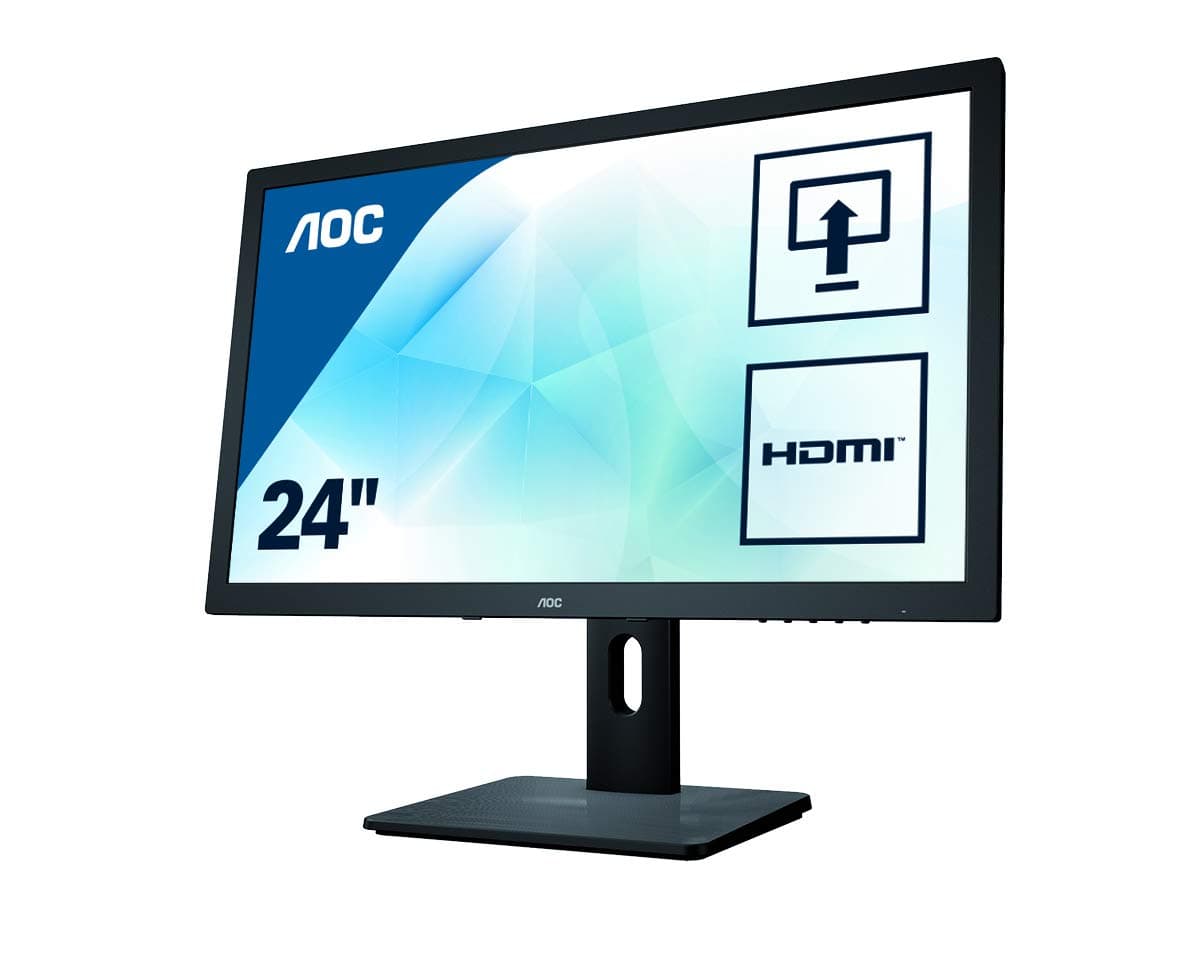 MONITOR AOC 24" gaming, TN, Full HD (1920 x 1080), Wide, 250 cd/mp, 2 ms, VGA, DVI, HDMI, "E2475PWJ"
