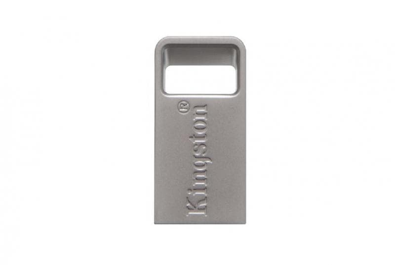 MEMORIE USB 3.1 KINGSTON 128 GB, profil mic, carcasa metalic, argintiu, "DTMC3/128GB"