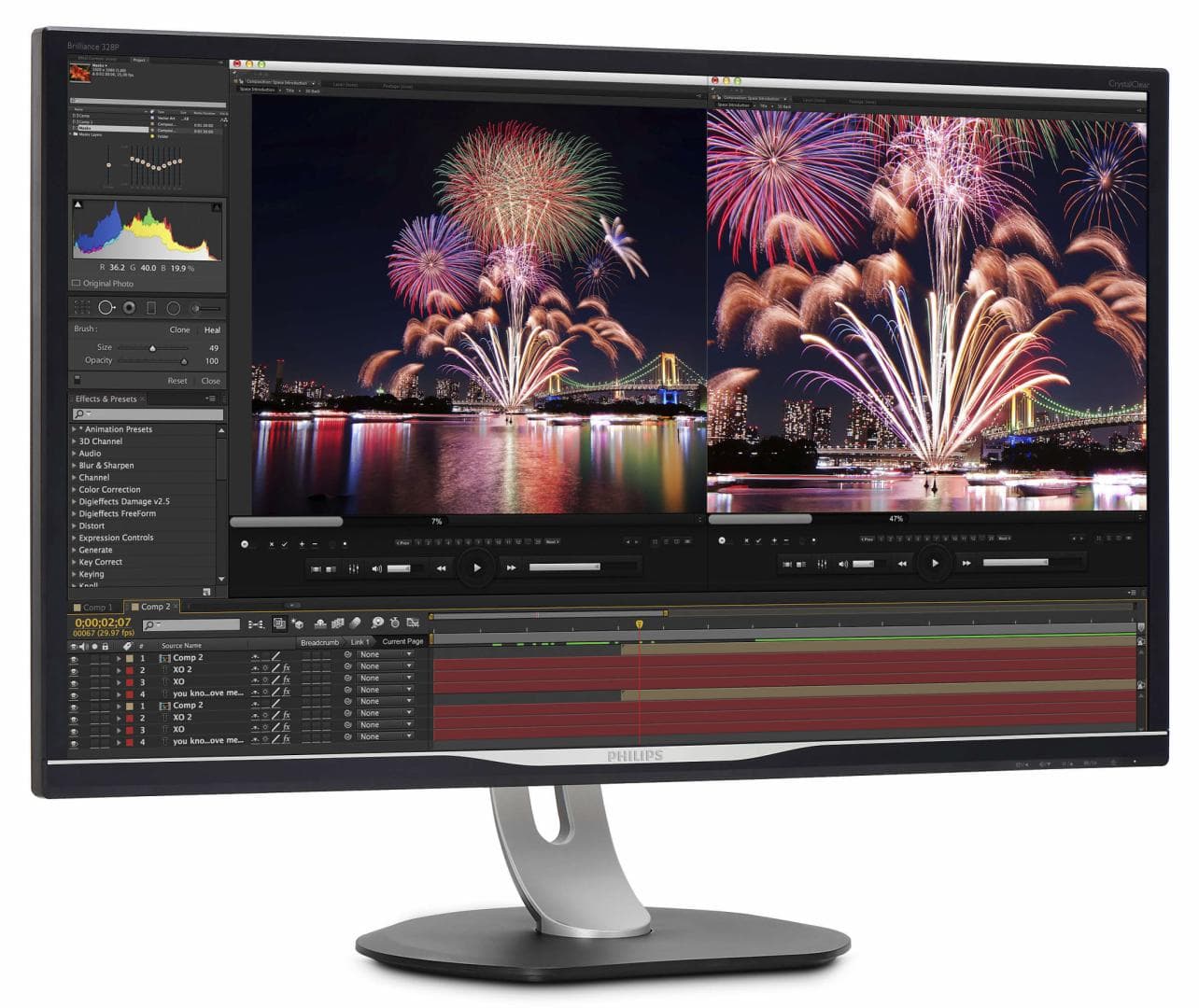 MONITOR PHILIPS 31.5", home, office, VA, 4K UHD (3840 x 2160), Wide, 600 cd/mp, 4 ms, HDMI x 2, DisplayPort, "328P6VUBREB/00"