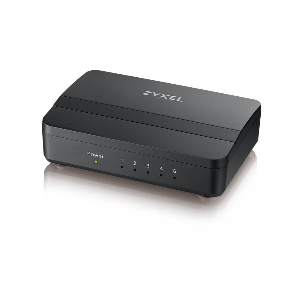 SWITCH ZYXEL, GS-105SV2, porturi Gigabit x 5, managed, carcasa plastic, "GS-105SV2-EU0101F"