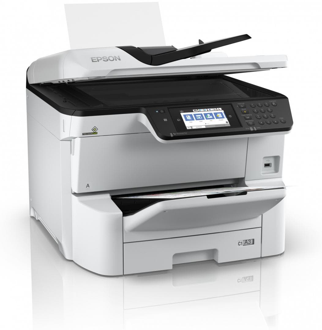 Multifunctional inkjet color Epson WorkForce Pro WF-C8610DWF, A3, (Print,Cop,Scan,Fax),duplex,Viteza 35ppm alb-negru/color, rez 4800x1200 dpi, limbaj de printare:ESC/P-R, GDI "C11CG69401"(RAPO)