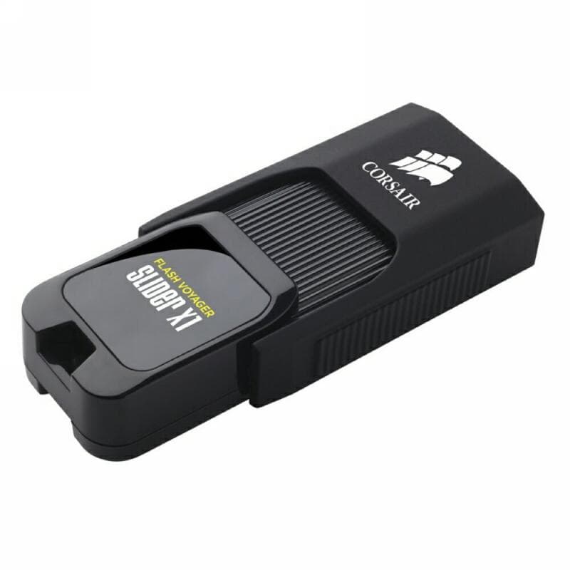 MEMORIE USB 3.0 CORSAIR 256 GB, retractabila, carcasa plastic, negru, "CMFSL3X1-256GB"