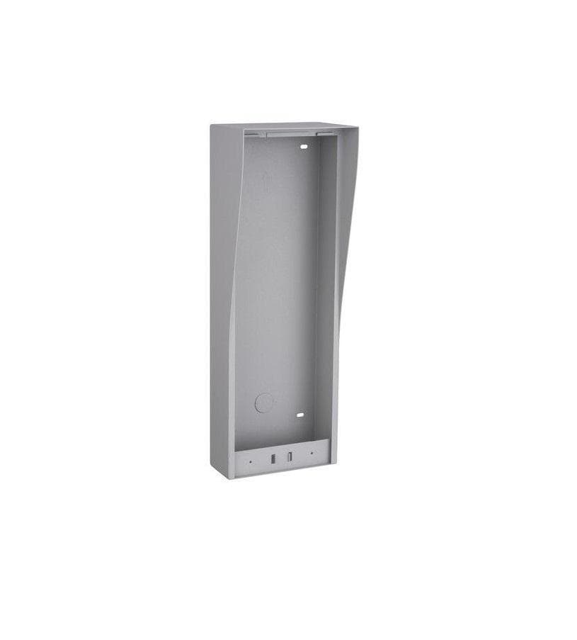 CARCASA videointerfon HIKVISION, montare pe perete, otel inoxidabil, compatibila pentru postul de exterior (DS-KD8102-V), "DS-KAB10-D"