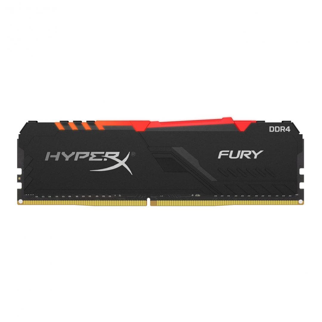 Memorie DDR Kingston - gaming DDR4 16 GB, frecventa 3000 MHz, 1 modul, radiator, iluminare RGB, "HX430C15FB3A/16"
