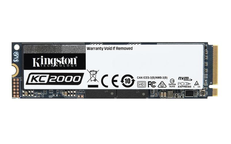 SSD KINGSTON, KC2000, 500 GB, M.2, PCIe Gen3.0 x4, 3D TLC Nand, R/W: 3000/2000 MB/s, "SKC2000M8/500G"