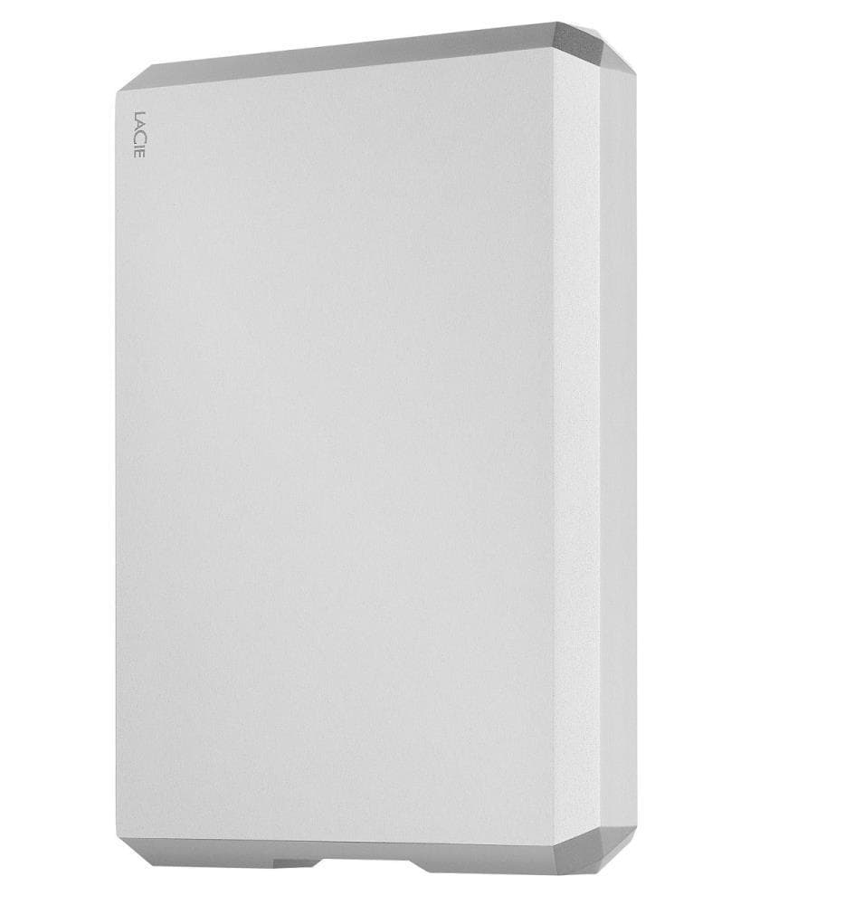 HDD extern LACIE 4 TB, Moon Silver, 2.5 inch, USB 3.0, argintiu, "STHG4000400"