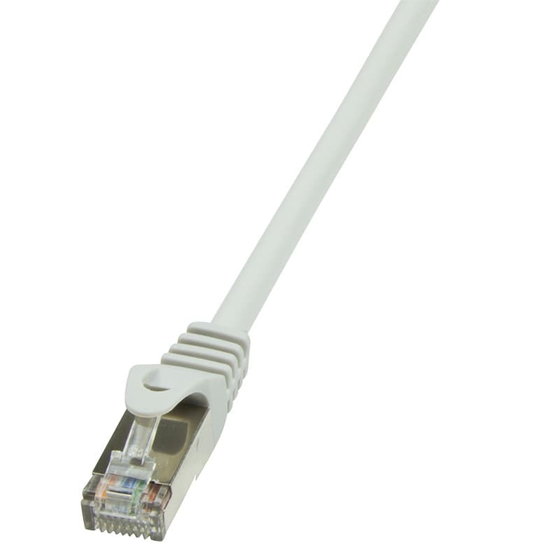 PATCH CORD FTP LOGILINK Cat5e, cupru-aluminiu, 1 m, gri, AWG26, ecranat "CP1032S"