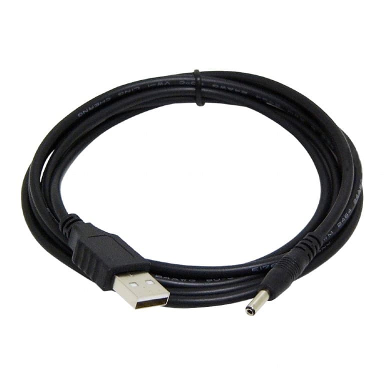 CABLU alimentare GEMBIRD, pt. HUB USB, USB la Jack Power 3.5 mm (5 V DC, 0.5 A), 1.8m, negru, "CC-USB-AMP35-6"
