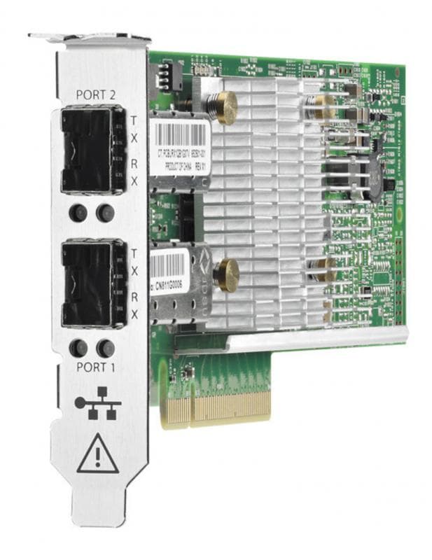 PLACA retea HP, fibra optica, 2 x port SFP+, 10 Gb, PCIe Gen2 x 8, "652503-B21"