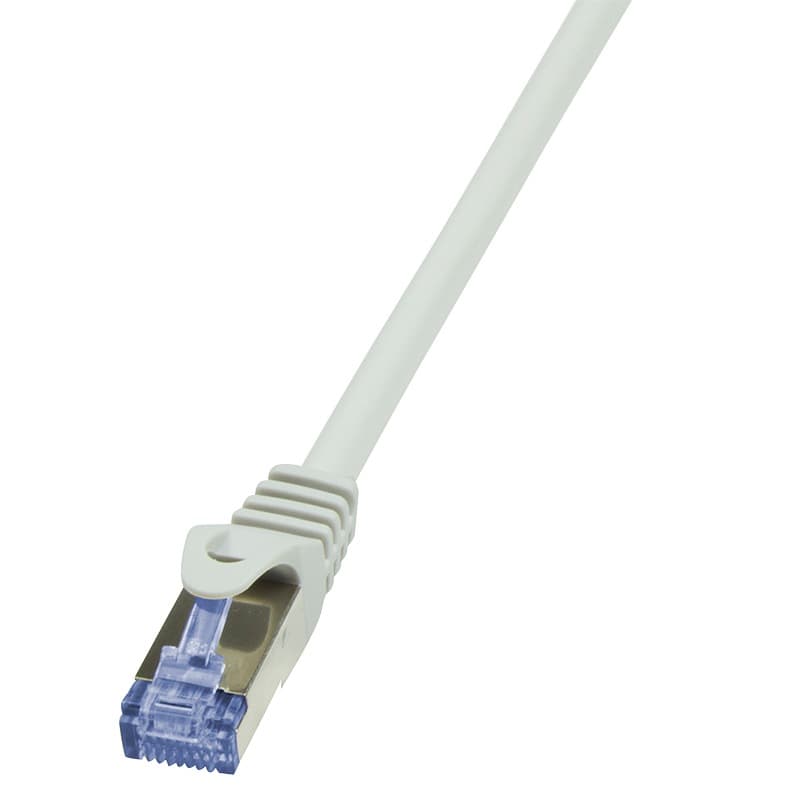PATCH CORD S/FTP LOGILINK Cat6a, LSZH, cupru, 7.5 m, gri, AWG26, dublu ecranat "CQ3082S"