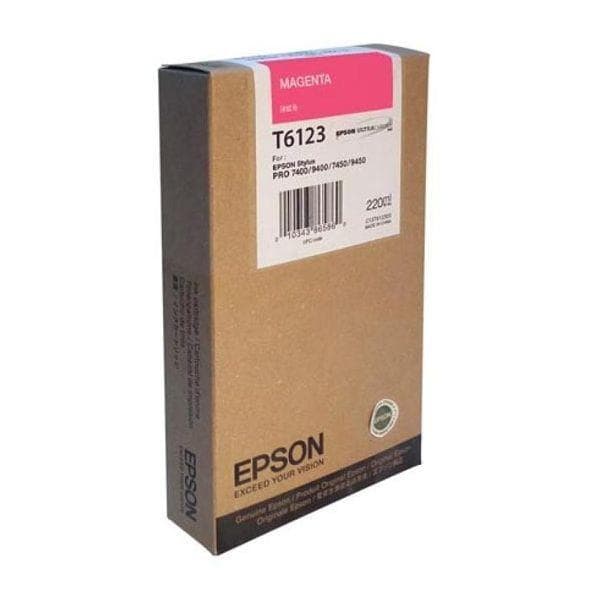 Cartus Cerneala Original Epson Magenta, T612300, pentru 7400|7450|7800|7880|9400|9450|9800, "C13T612300"(RAPO)