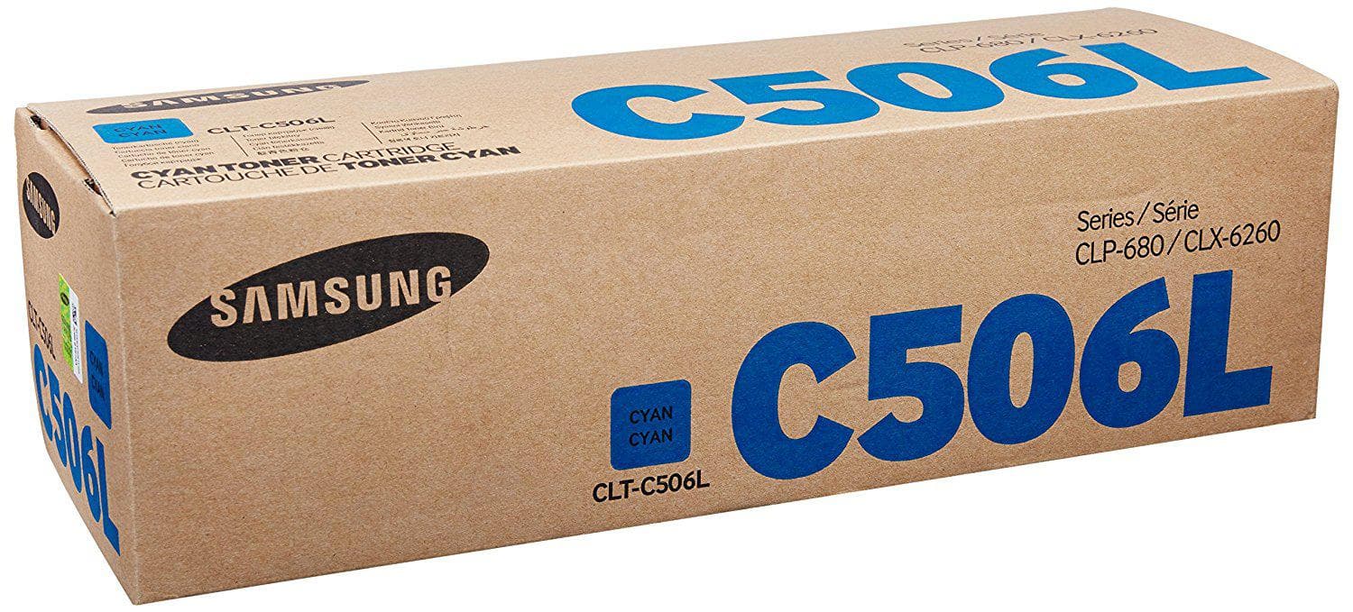Toner Original Samsung Cyan, C506L, pentru CLP-680ND CLX-6260|, 3.5K, "SU038A"