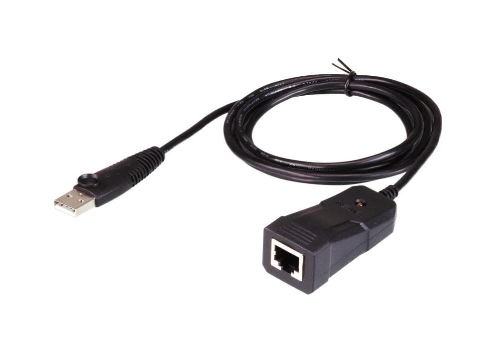 ADAPTOR USB ATEN, USB 2.0 (T) la RJ-45 (M), 1.2 m, negru,"UC232B-AT"