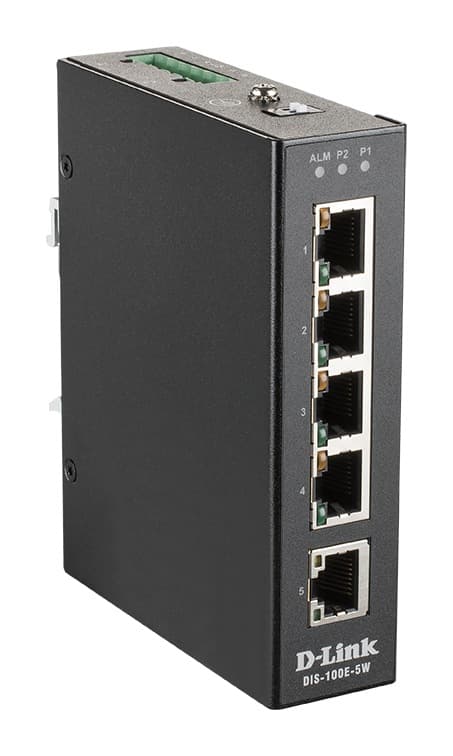 SWITCH D-LINK 5 porturi 10/100Mbps, carcasa metal "DIS-100E-5W"