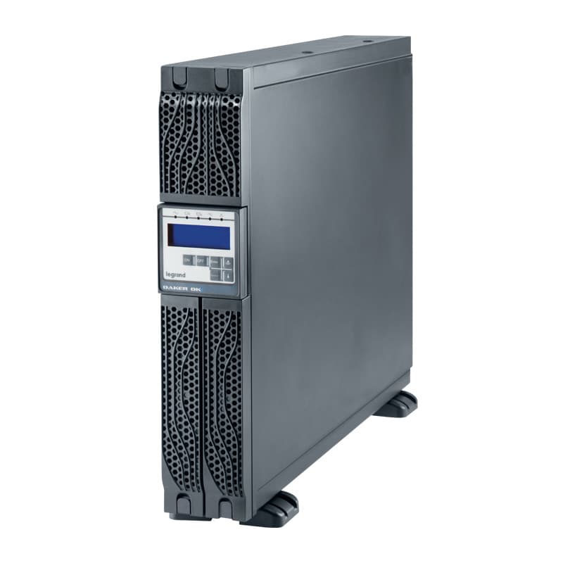 UPS LEGRAND, "DAKER DK +", Online cu sinusoida pura, tower, rack, 1000VA/900W, AVR, IEC x 6, 3 x baterie 12V/7.2Ah, display LCD, back-up 1 - 10 min., "LN310170"