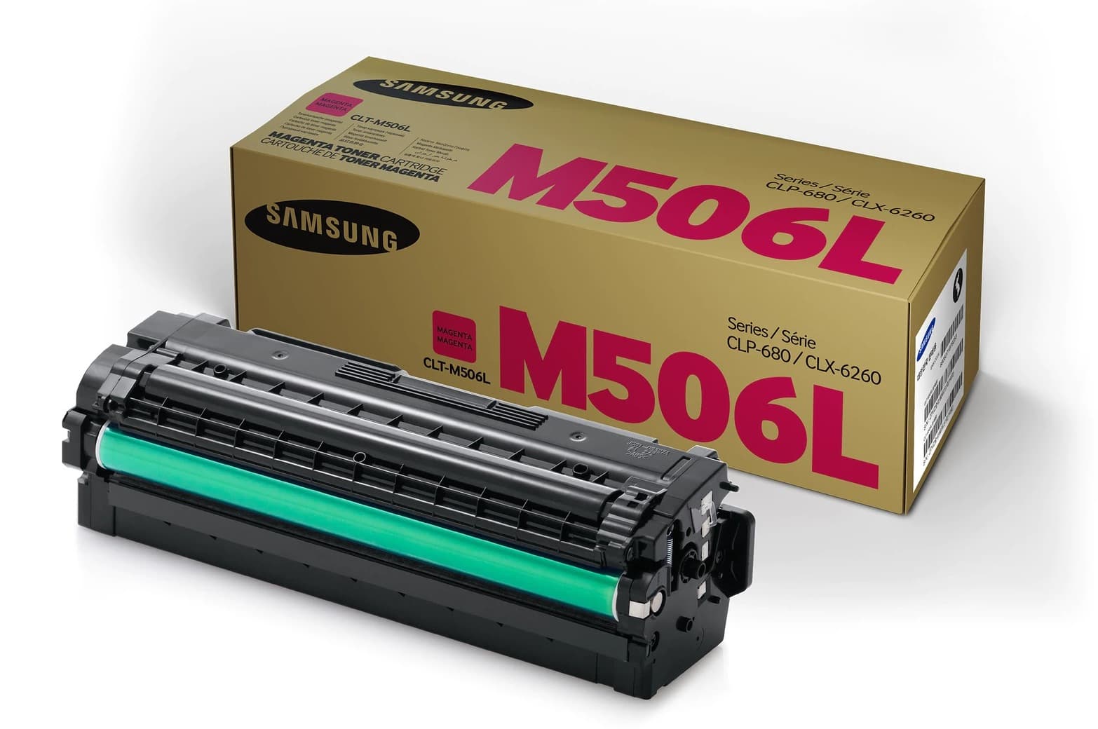 Toner Original Samsung Magenta, M506L, pentru CLP-680DW|CLP-680ND|CLX-6260FD|CLX-6260FR|CLX-6260FW|CLX-6260ND, 3.5K, "SU305A"