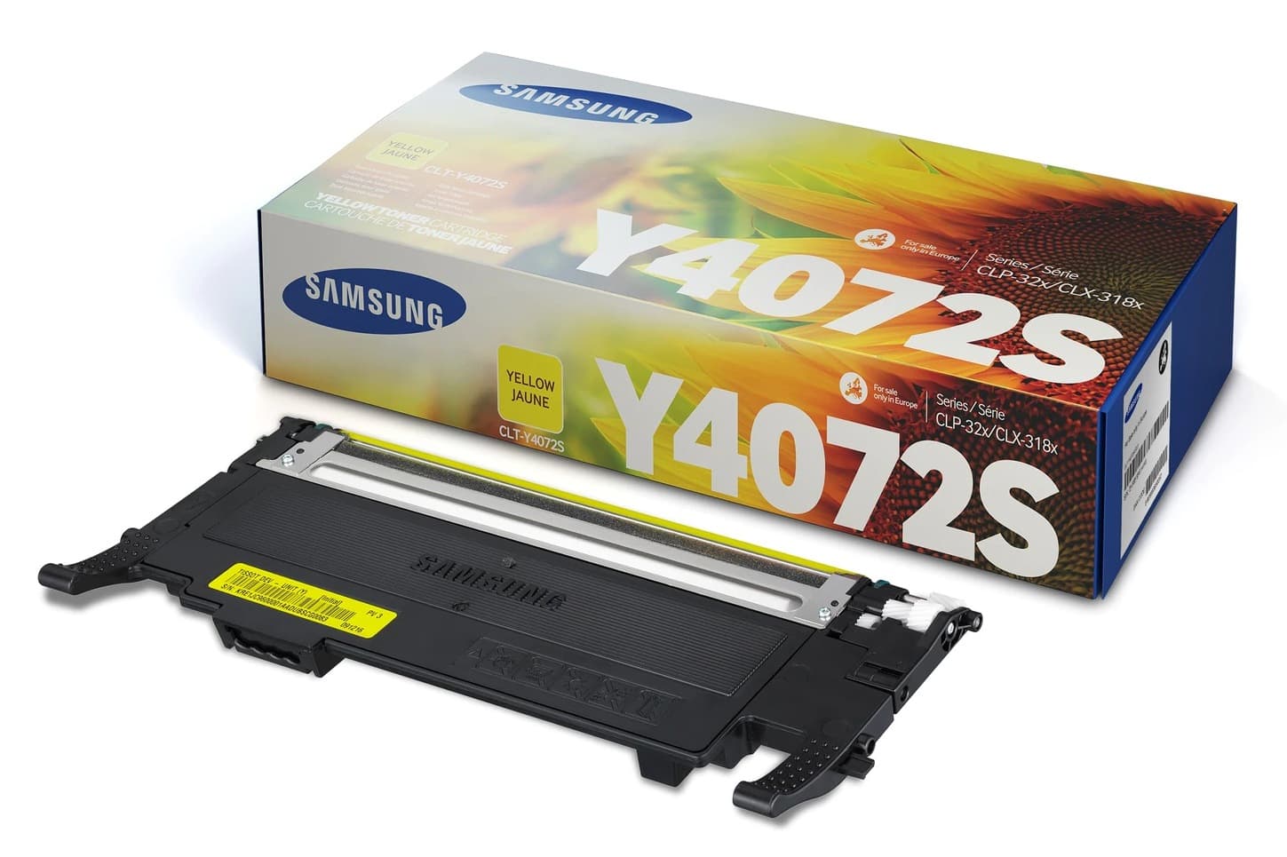 Toner Original Samsung Yellow, Y4072S, pentru CLP-320|CLP-325|CLX-3185, 1K, "SU472A"