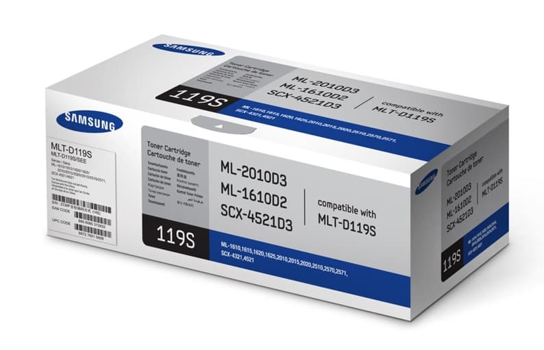 Toner Original Samsung Black, D119S, pentru ML-1610|2010|2510|2571N|SCX-4521|4321|, 2K, "SU863A"
