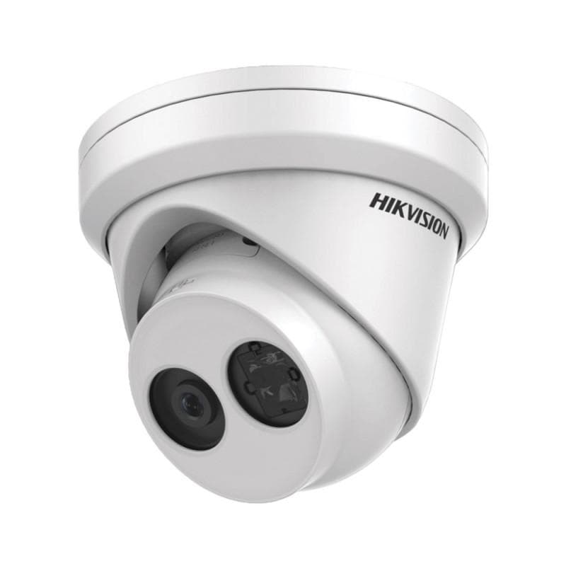 CAMERA IP HIKVISION, turret, pt. exterior, dist. IR 30 m, tip lentila fixa 2.8 mm, 8 Mpx, cu fir, microfon, PoE, carcasa metal, slot SD card, "DS-2CD2383G0-IU-28"