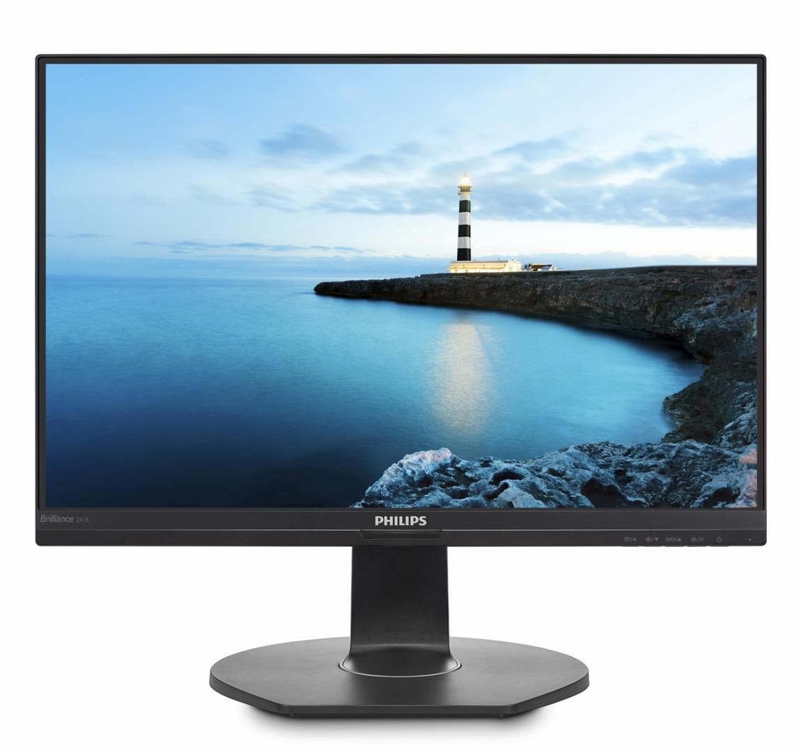MONITOR PHILIPS 23.8", multimedia, IPS, Full HD (1920 x 1080), Wide, 250 cd/mp, 5 ms, VGA, "241B7QUPEB/00"