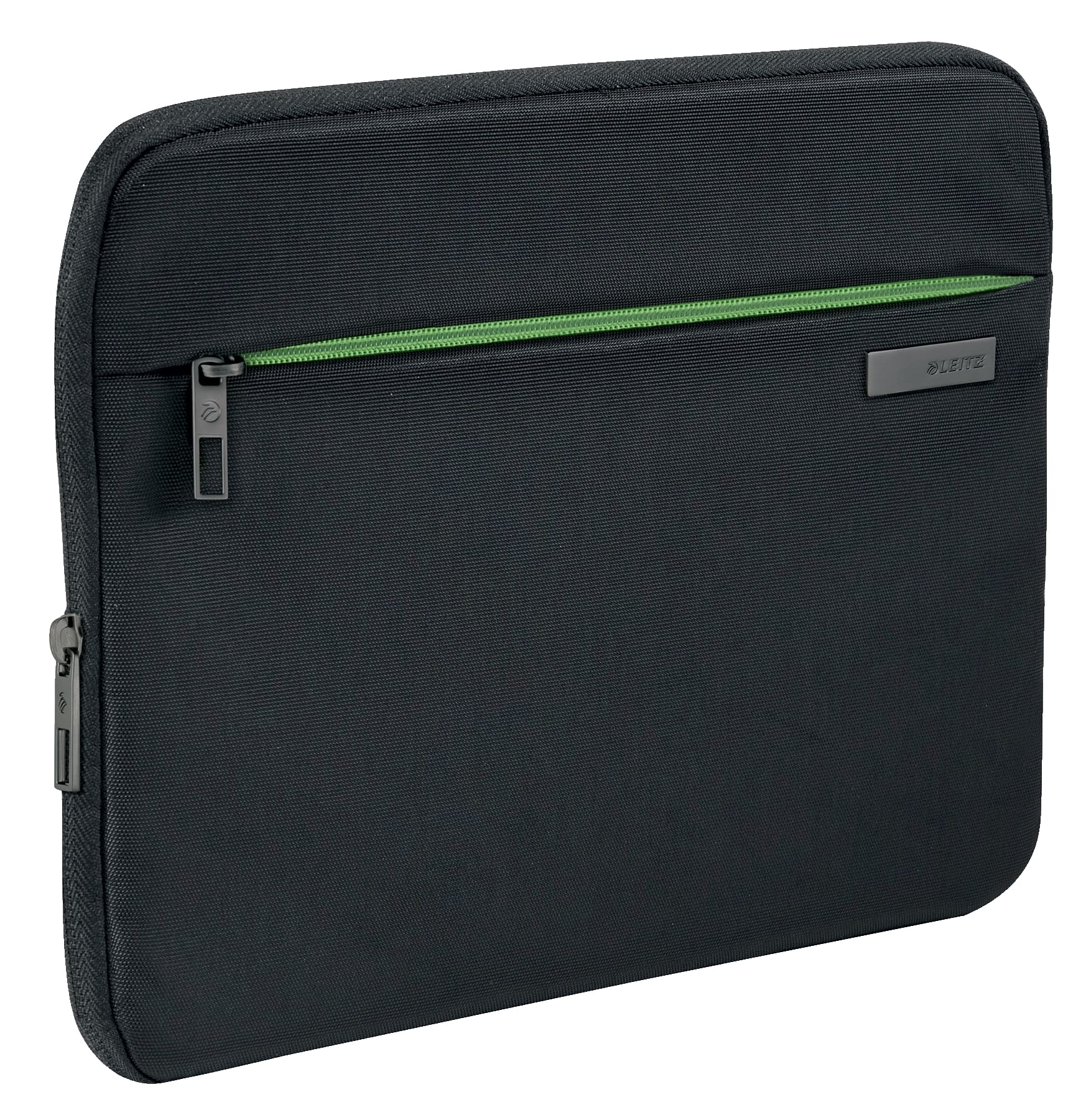 HUSA LEITZ tableta 10 inch, 1 compartiment, buzunar frontal, poliester, negru, "62930095"