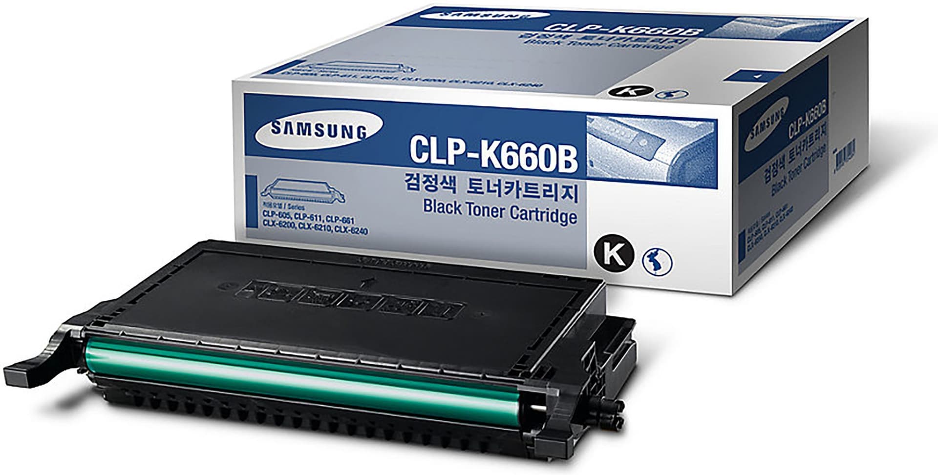 Toner Original Samsung Black, K660B, pentru CLP-610|660|CLX-6200|6210|6240, 5.5K, "ST906A"