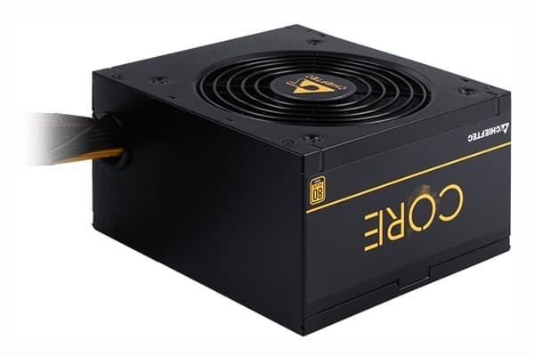 SURSA Chieftec Core 600 W, non-modulara, certificare 80 Plus Gold, ventilator 120 mm x 1, PCI-E 6+2 pin x 2, SATA x 6, "BBS-600S"