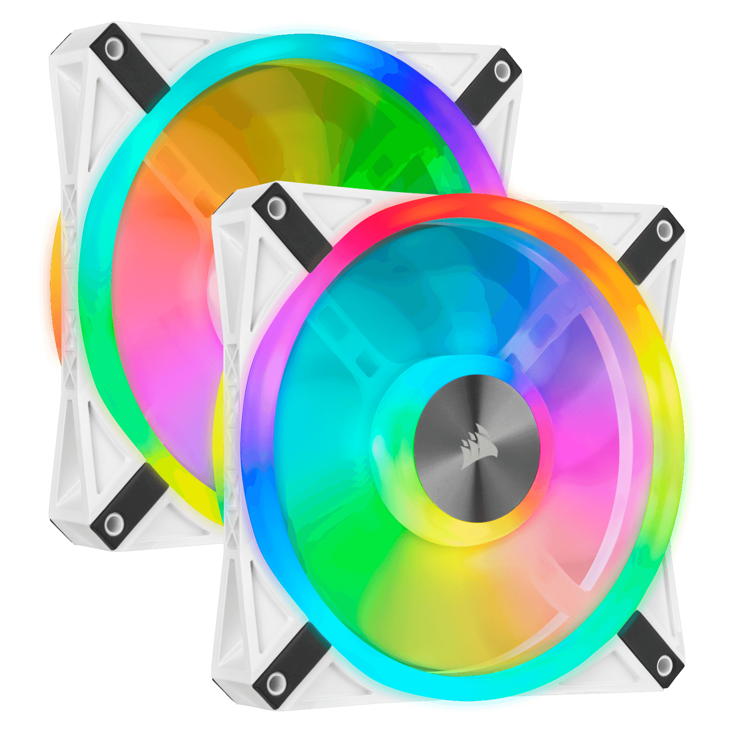 VENTILATOR CORSAIR, pt carcasa PC, 140 mm, 1250 rpm, LED RGB, pack 2 ventilatoare, "CO-9050106-WW"