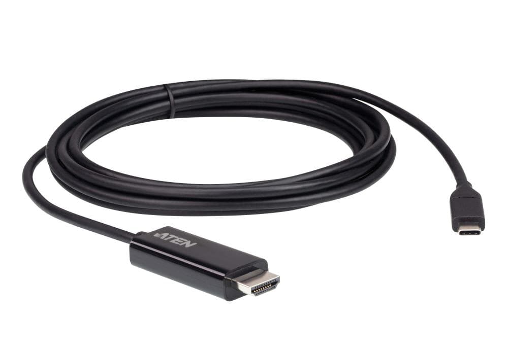 ADAPTOR video ATEN, USB Type-C (T) la HDMI (T), 4K UHD (3840x2160) la 60Hz, 2.7 m, "UC3238-AT"