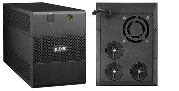 UPS Eaton, Line int., mini Tower, 1200 W, AVR, IEC x 6, LED, back-up 11 - 20 min. "5E2000IUSB"