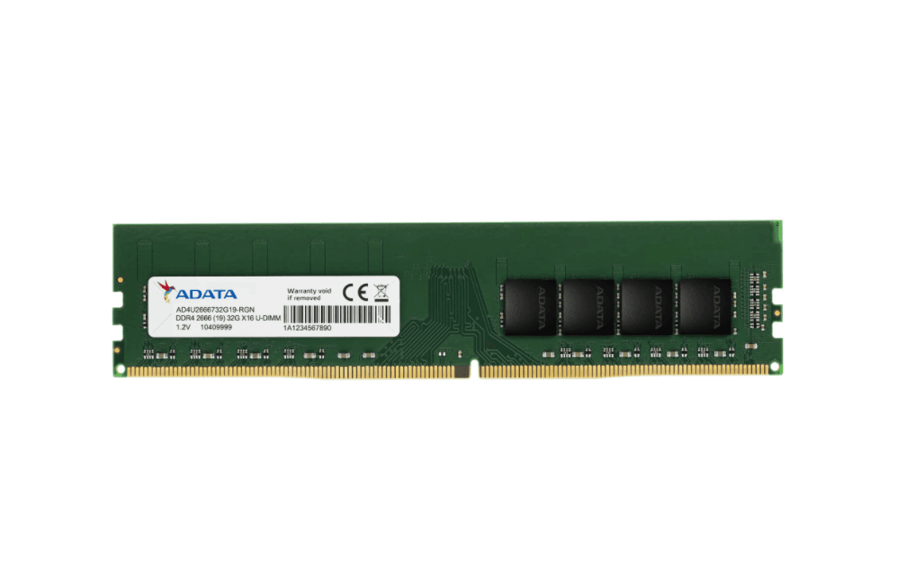 Memorie DDR Adata DDR4 8 GB, frecventa 2666 MHz, 1 modul, "AD4U26668G19-BGN"