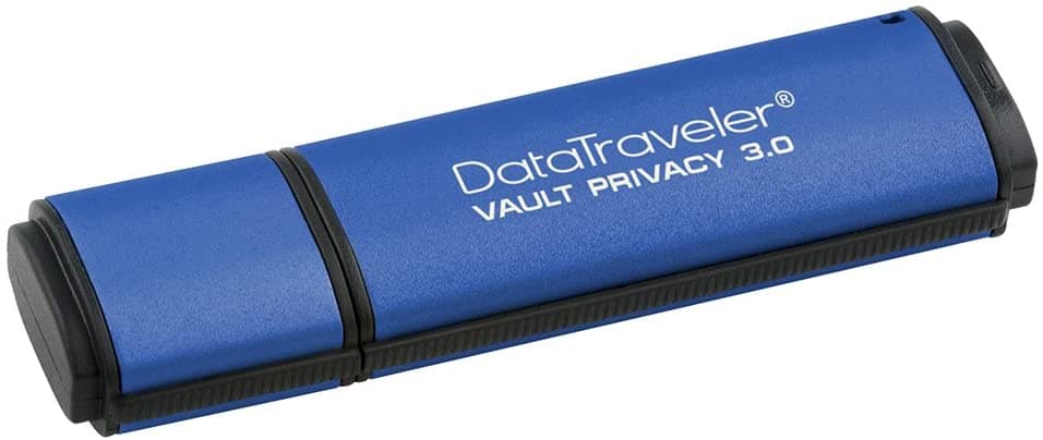 MEMORIE USB 3.0 KINGSTON 32 GB, cu capac, carcasa metalic & plastic, albastru, "DTVP30/32GB"