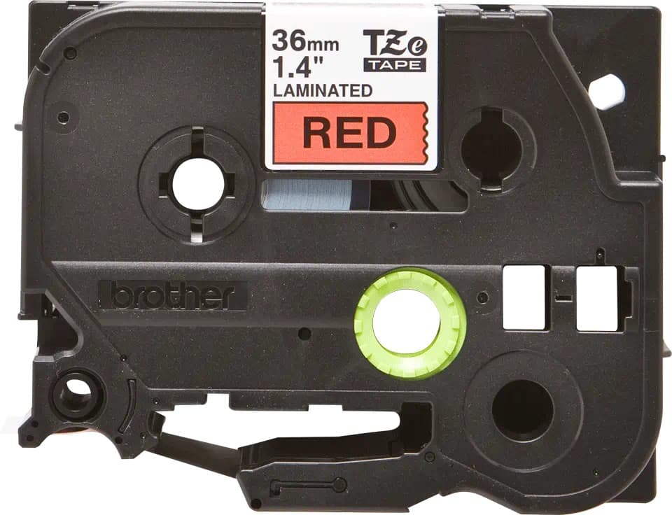 Banda laminata Original Brother Black on Red, TZE461, pentru 530|550|3600|9200|9400|9500|9600|9700|9800|D800|E800|P900|P910|P950, 36mm, incl.TV 0 RON, "TZE461"