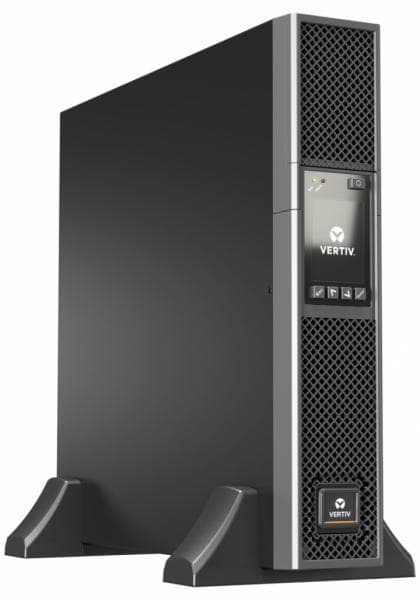 UPS Vertiv "GXT5", Online, Tower/rack, 1000 W, fara AVR, IEC x 8, display LCD, back-up 11 - 20 min. "GXT5-1000IRT2UXLE"