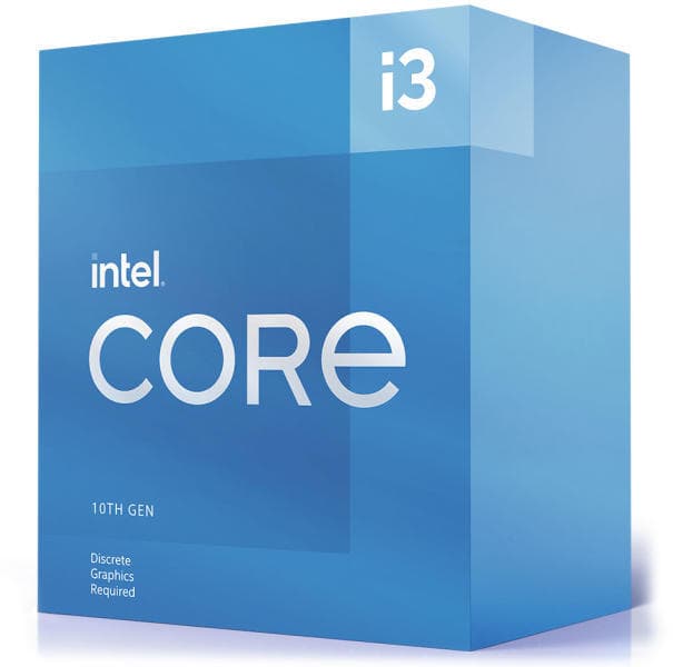 CPU INTEL i3-10105F, skt LGA 1200, Core i3, frecventa 3.7 GHz, turbo 4.4 GHz, 4 nuclee, putere 65 W, "BX8070110105F"