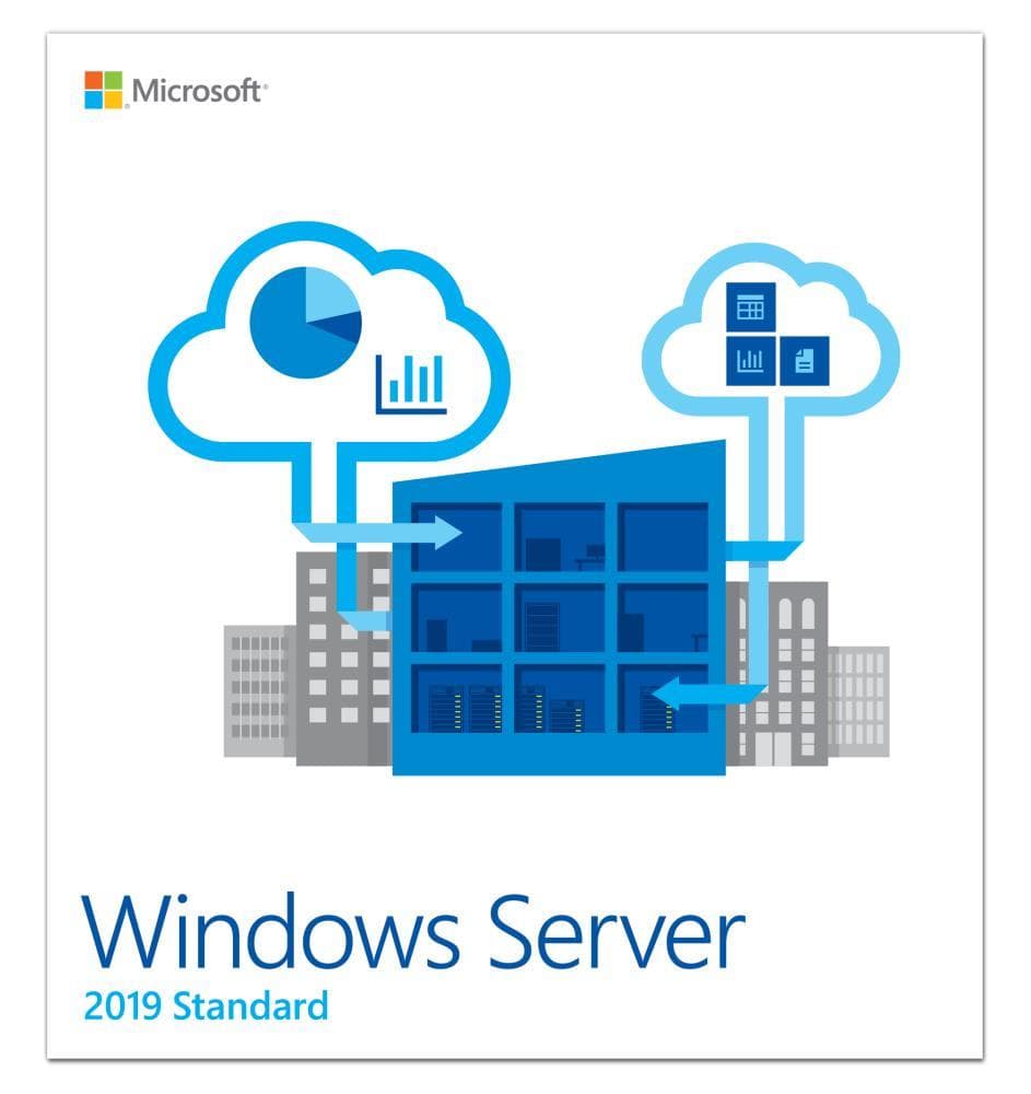 Windows Server Std 2019 64Bit English 1pk DSP OEI DVD 24 Core, "P73-07807"