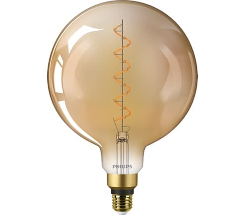 BEC LED Philips, soclu E27, putere 4.5W, forma clasic, lumina flacara, alimentare 220 - 240 V, "000008719514313842"